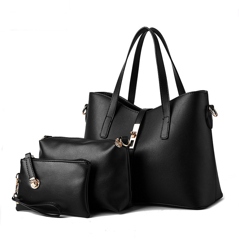 Жіночий набір сумок AL-6541-10 Чорний 2 шт