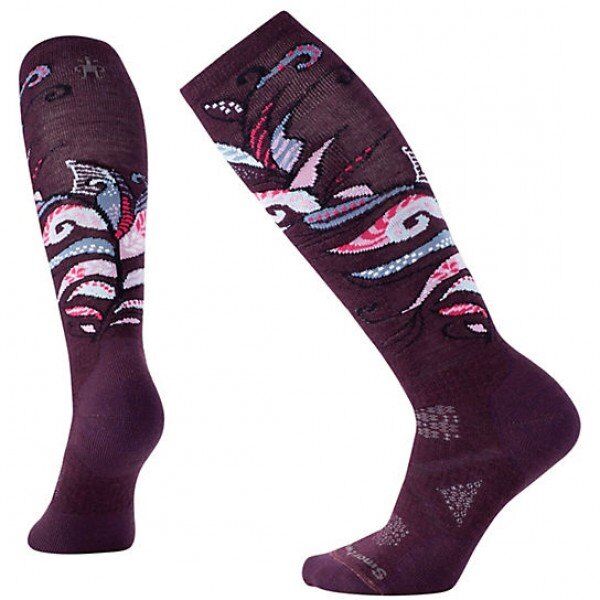 Шкарпетки Smart Wool Wm's PhD Ski Medium Pattern SW15018 Bordeaux (1033-SW 15018.590-S)