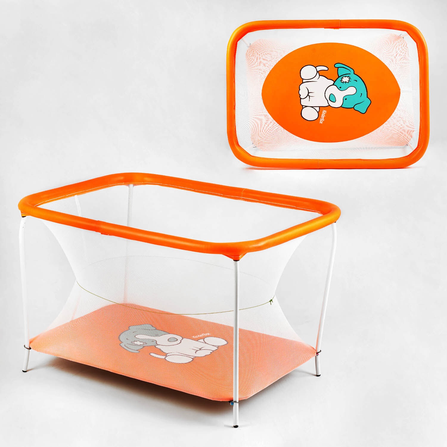 Манеж Yufeng Собачка 98 х 72 х 63 см Orange (147273)