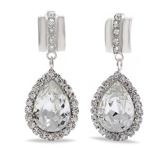 Сережки KOBI Hruska зі Swarovski (7440-3037-02-32)