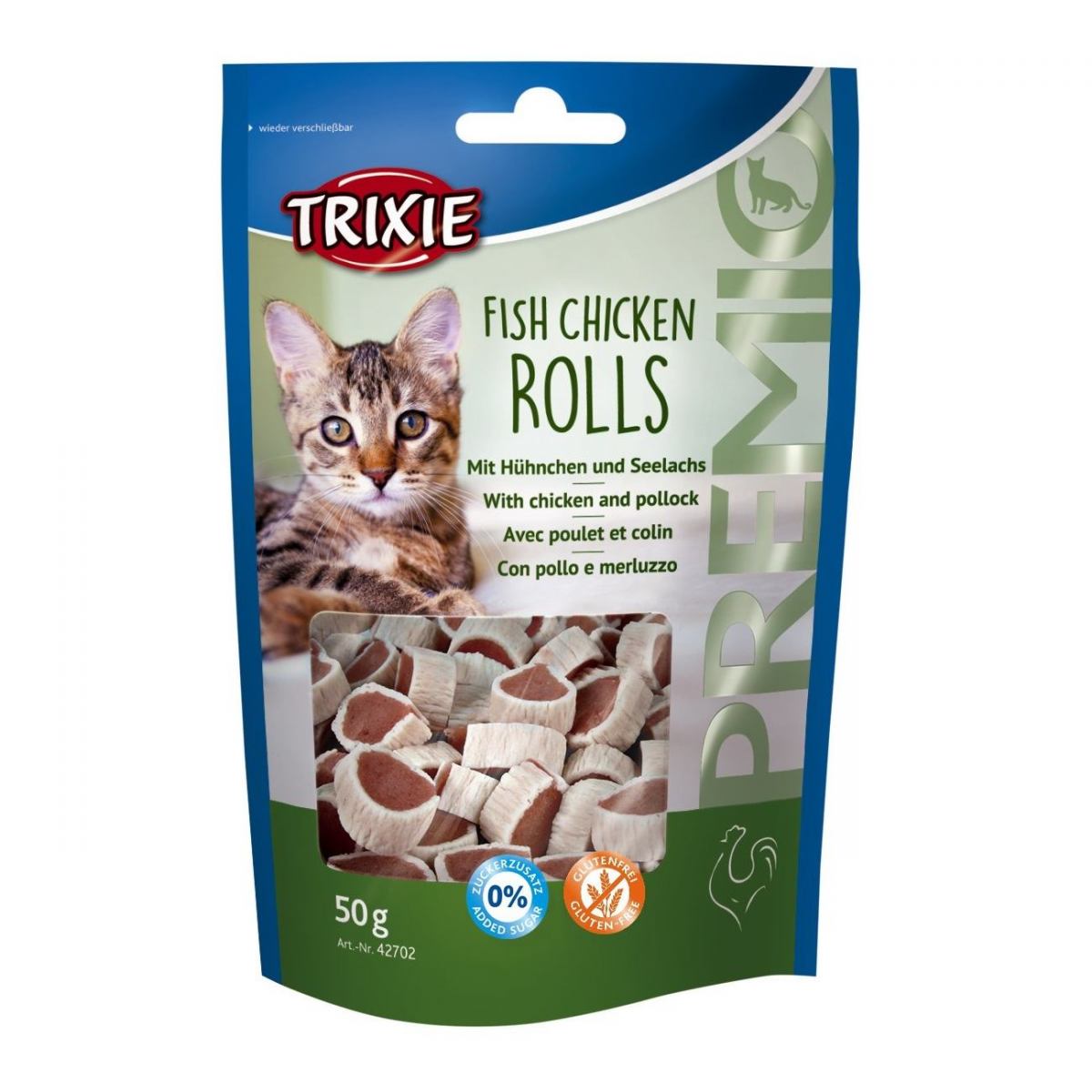 Ласощі для кішок Trixie PREMIO Rolls, 50 г
