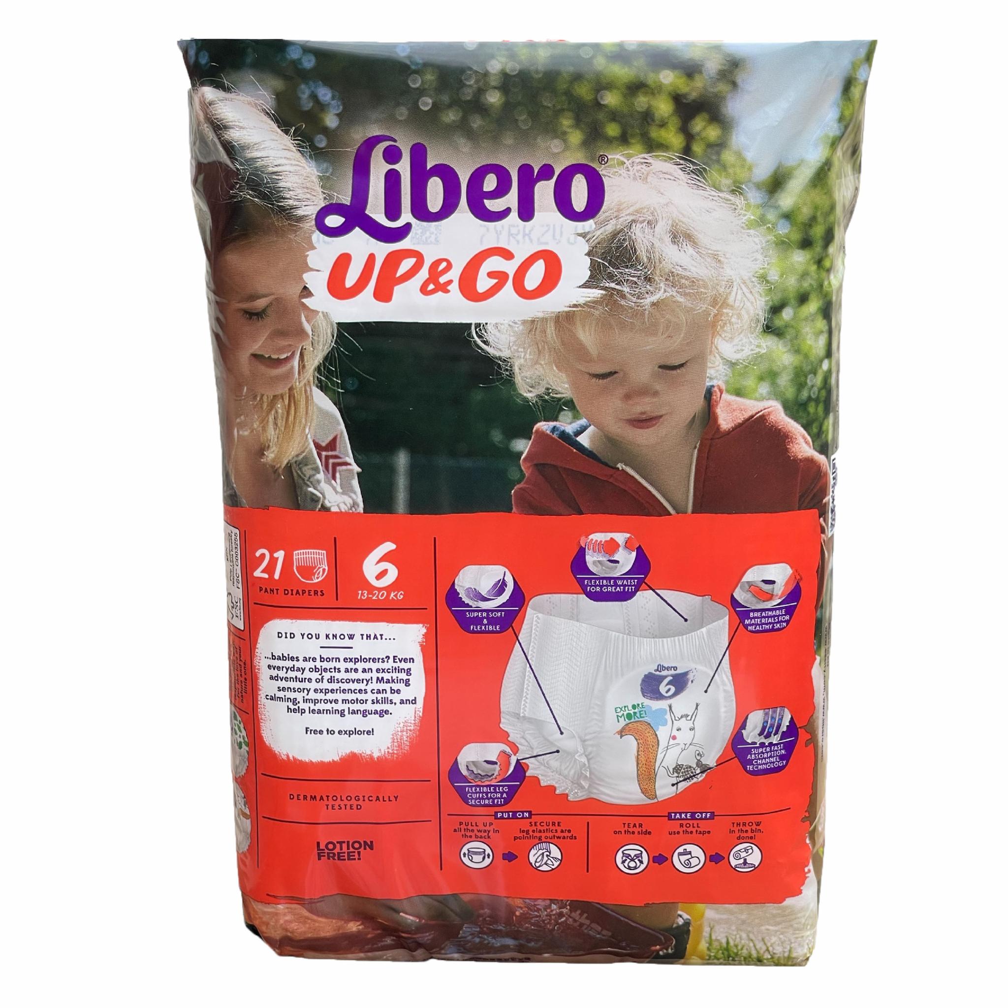Подгузники-трусики Libero UP&GO 6 13-20 кг 105 шт (108728426)