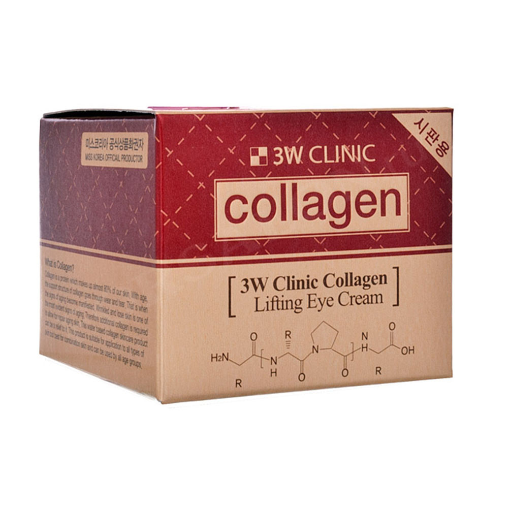 Колагеновий крем для шкіри навколо очей 3W Clinic Collagen Lifting Eye Cream 35 мл (8809305082757)