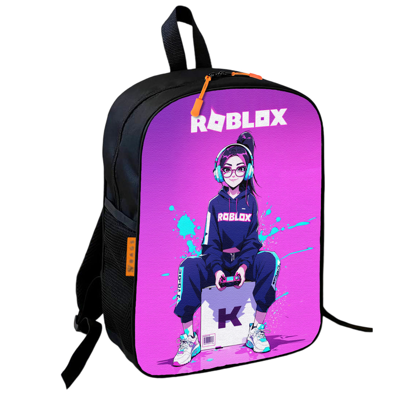 Дитячий шкільний рюкзак Roblox з принтом, 36×27×13 см, водонепроникний поліестер