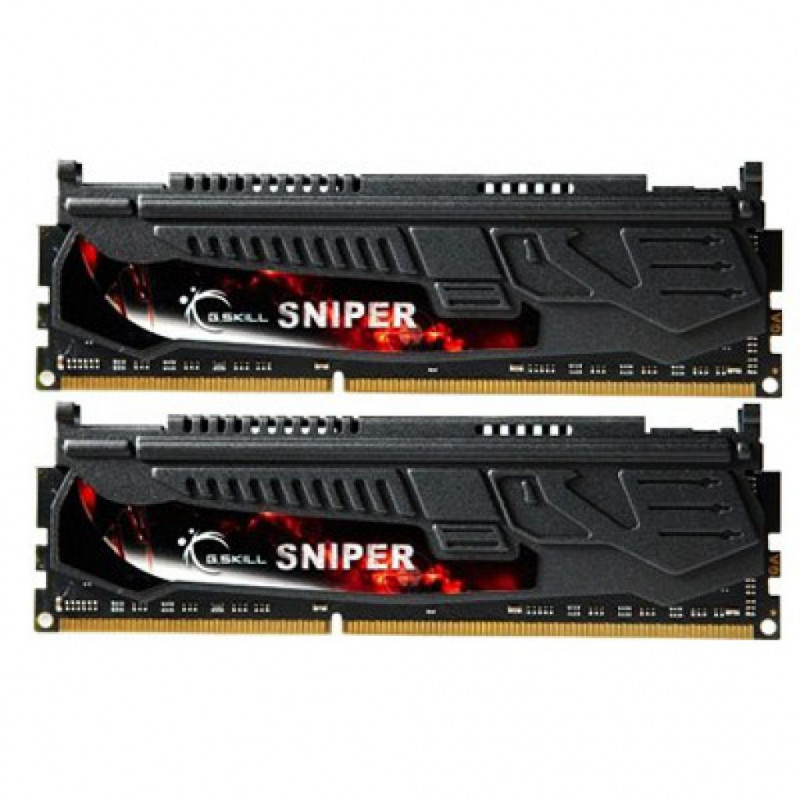 Оперативна пам'ять G.Skill DDR3-1600 8192MB PC3-12800 Kit of 2x4096 Sniper (F3-12800CL9D-8GBSR)
