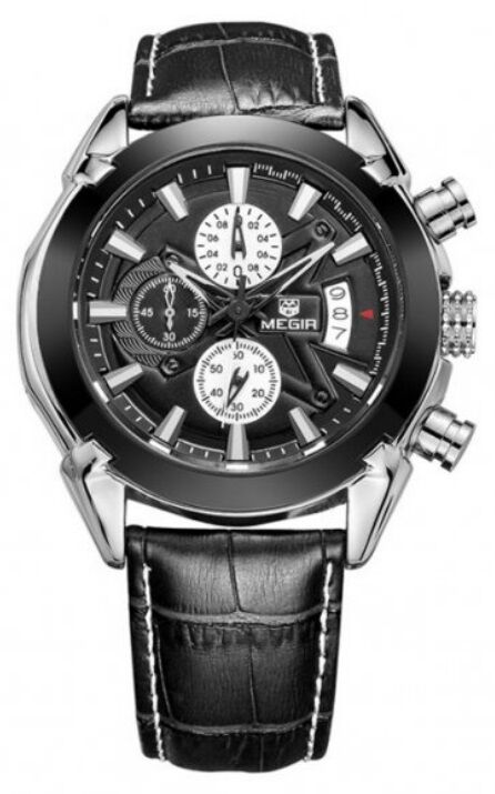 Мужские часы Megir 2020 Montre Dark