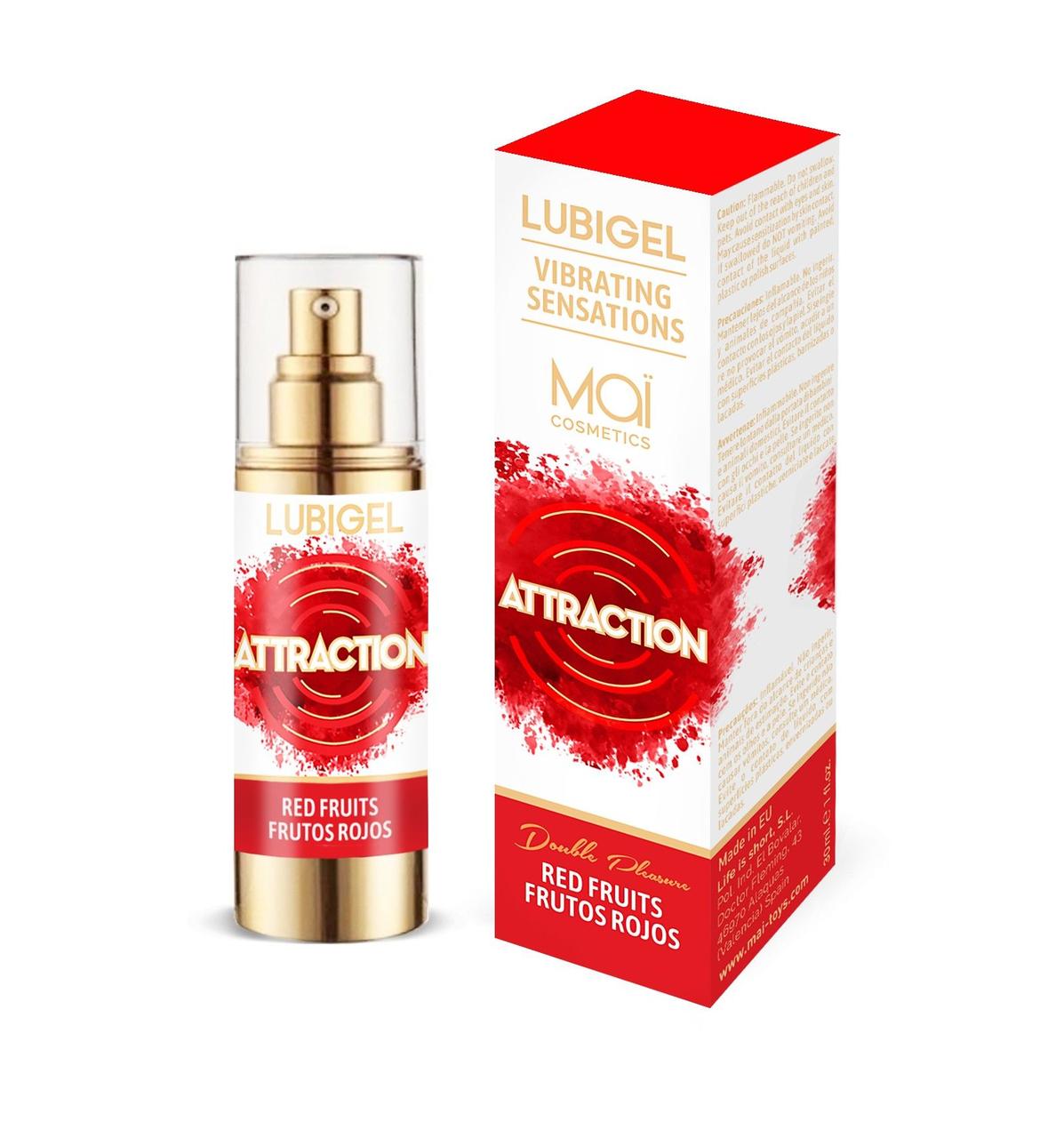 Рідкий вібратор MAI Lubigel Red Fruits 30 мл (SO2416)