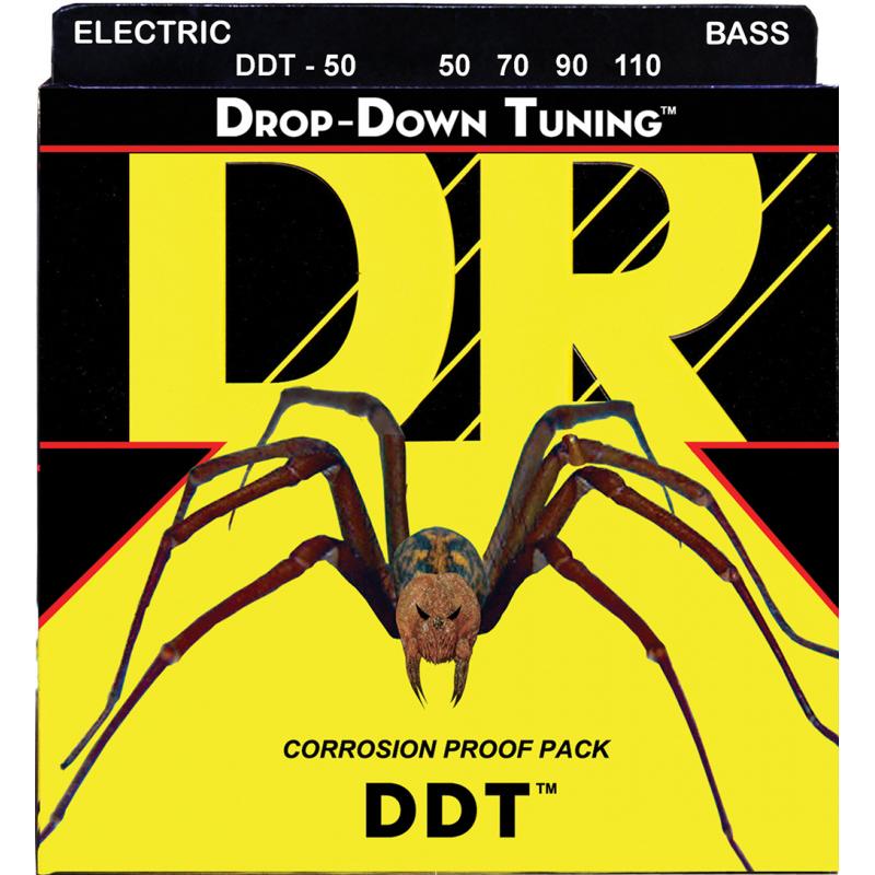 Струни для бас-гітари DR DDT-50 Drop-Down Tuning Heavy Bass 4-Strings 50/110