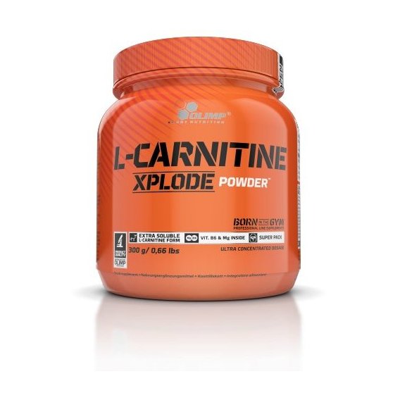 Жиросжигатель для спорта Olimp Nutrition L-Carnitine Xplode 300 g /100 servings/ Orange