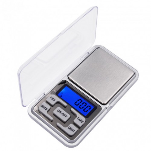 Карманные ювелирные электронные весы до 200 грамм Pocket scale Серый (Jhksg44331)