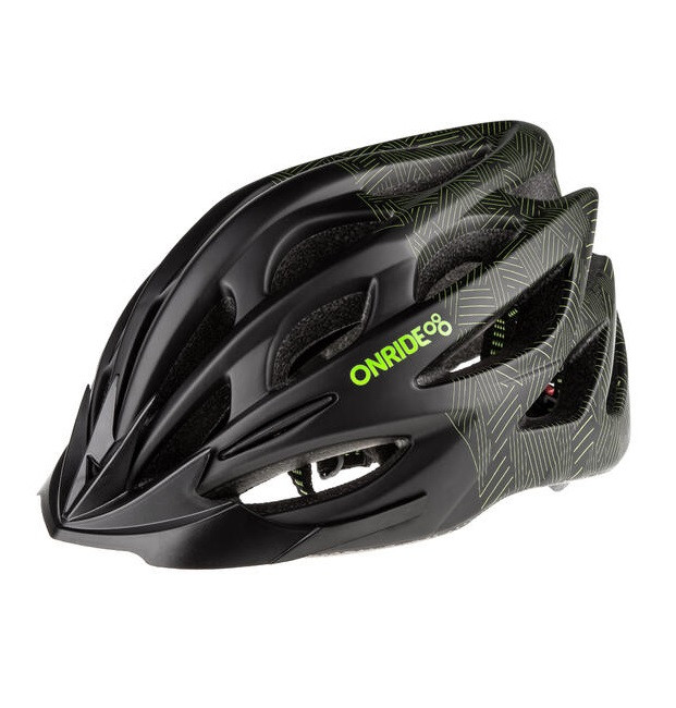 Шлем велосипедный Onride Mount L 58-61 см Black/Green