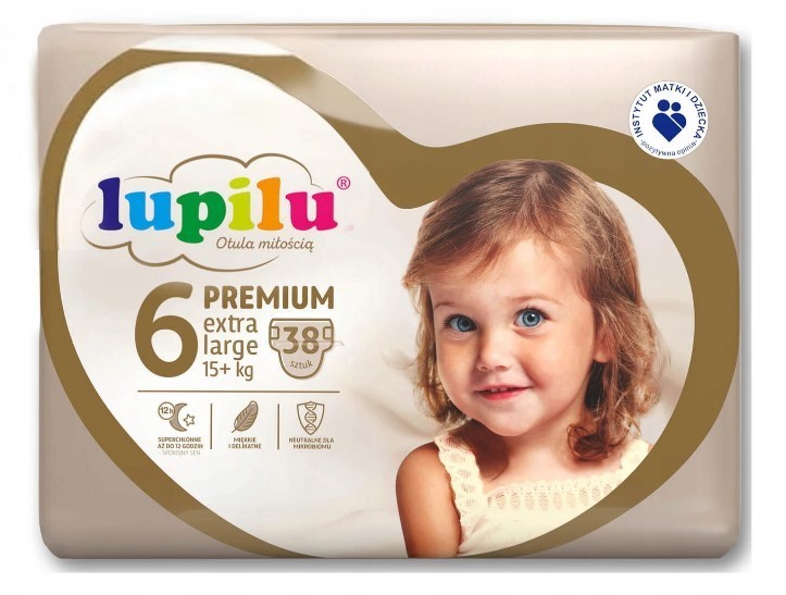 Подгузники Lupilu Premium Extra large 6 15+ кг 38 шт
