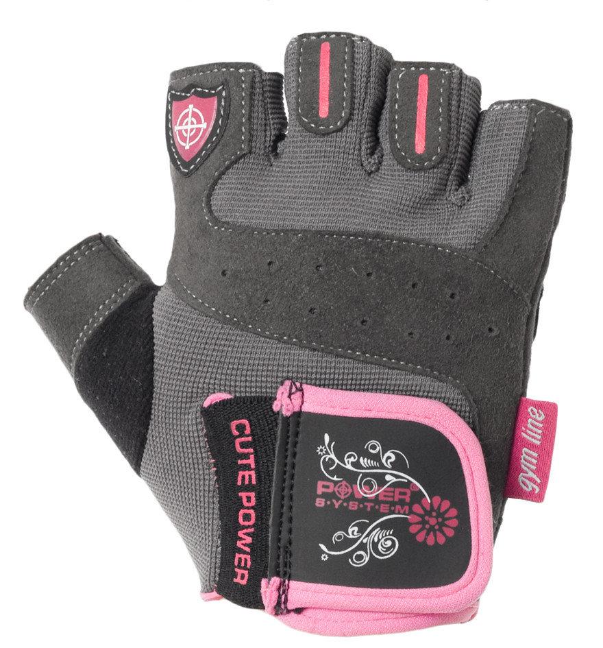 Перчатки для фитнеса и тяжелой атлетики Power System Cute Power PS-2560 XL Pink