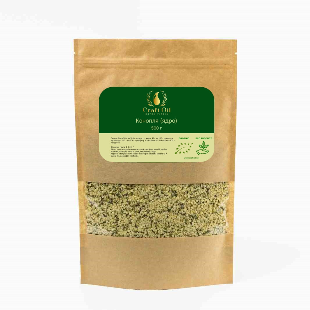 Семена конопли Craft Oil Ядра 500 г (2072162828)