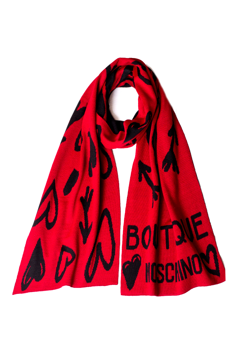 Шарф Moschino Boutique Червоний (30598)