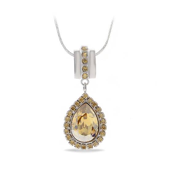 Кулон з ланцюжком KOBI Hruska зі Swarovski (7430-3054-07-32)