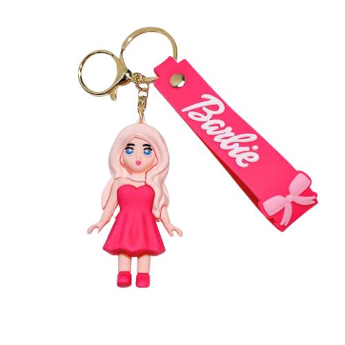 Брелок Barbie принцеса 7 см Shantou — рожевий, для ключів і рюкзака