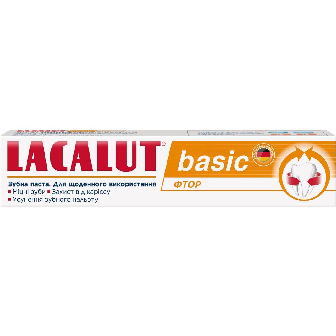 Зубная паста Lacalut Basic Фтор 75 мл