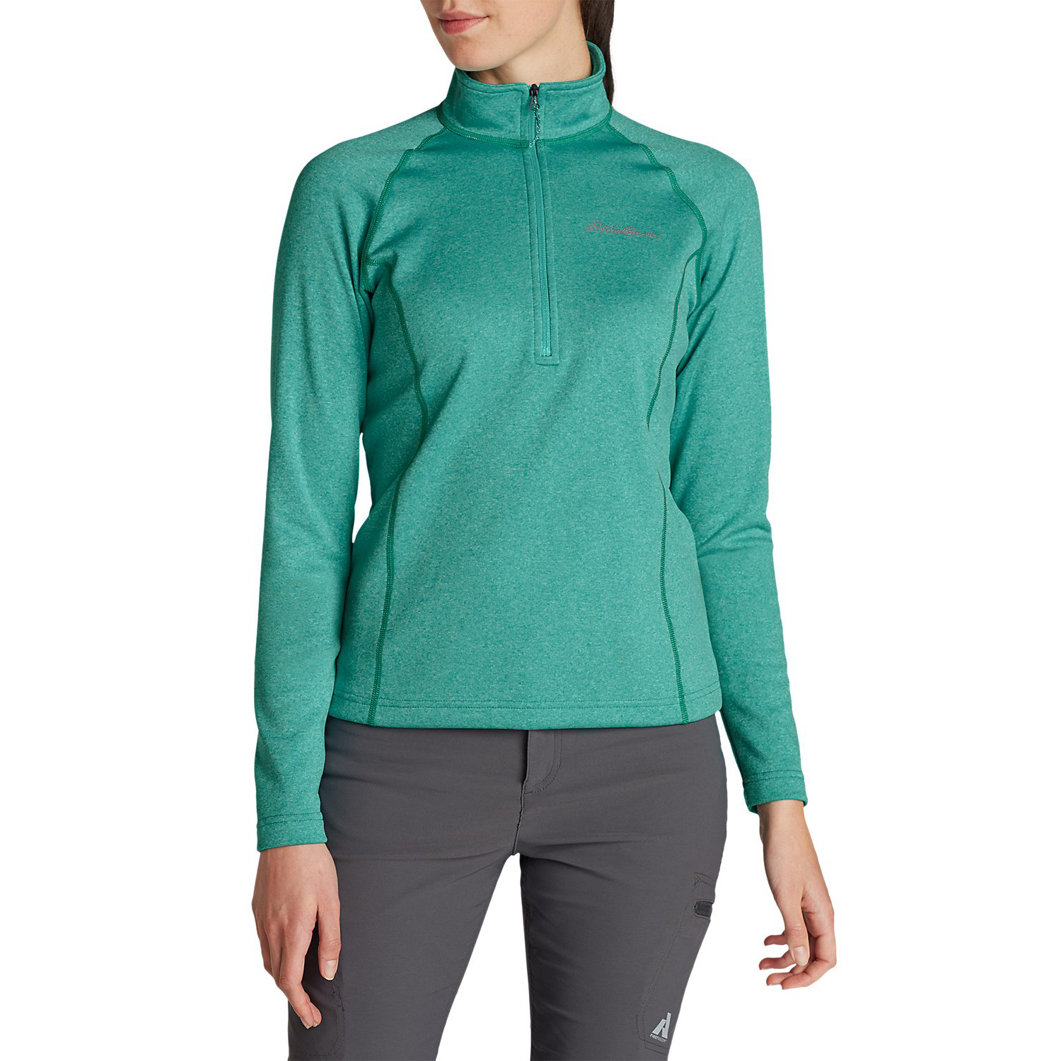 Кофта Eddie Bauer Women High Route Fleece Pullover EMERALD M Зелена (5830EM-M)