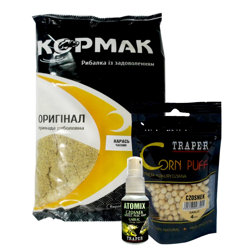 Прикормочный набор Кормак Карась Чеснок (N-K-KORMAK)
