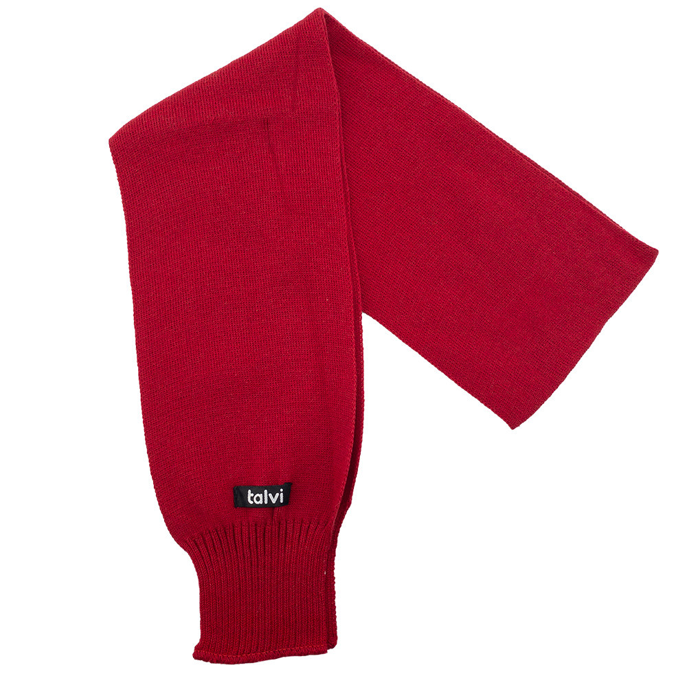 Детский шарф Luxyart хлопок 120 см красный (KШ-410)