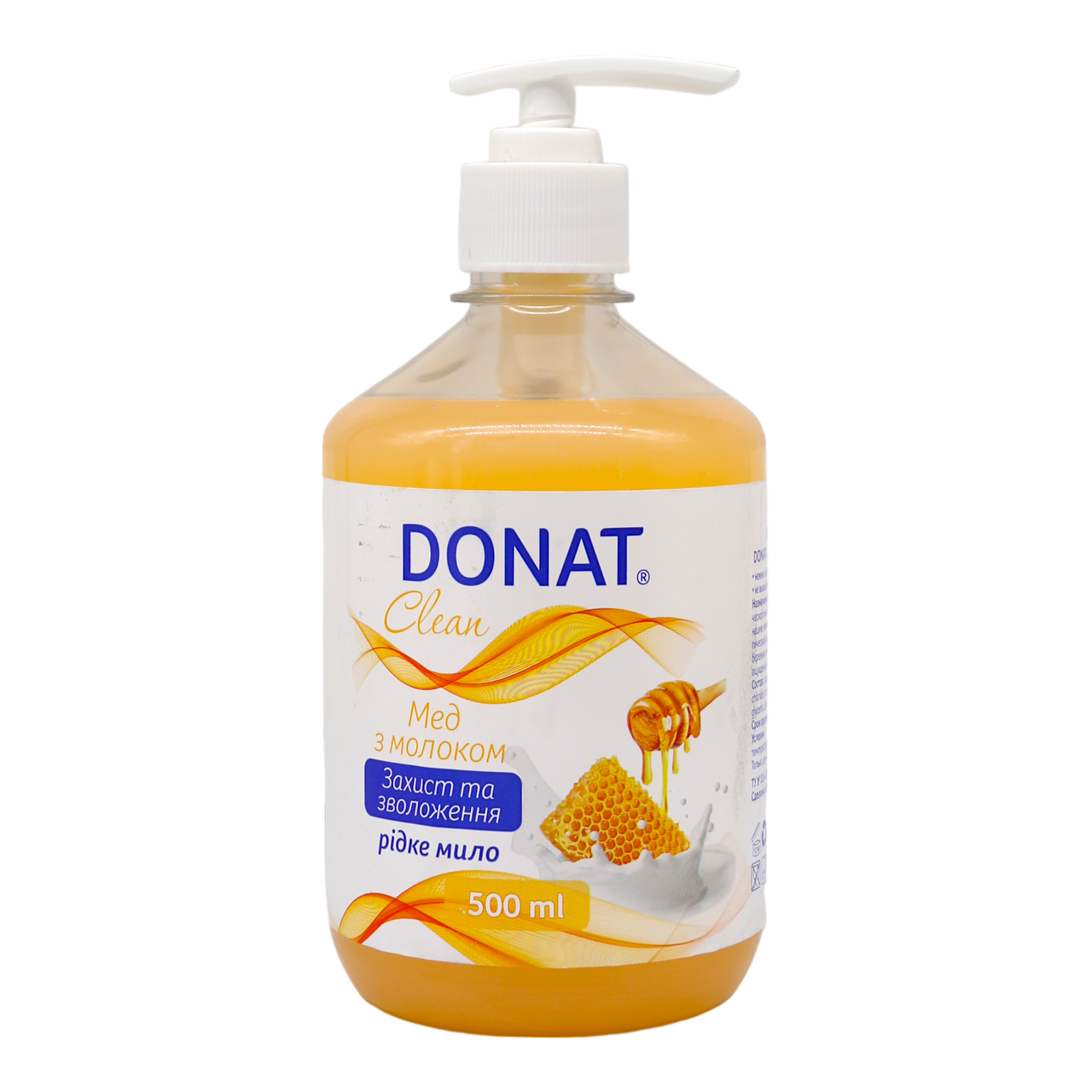 Жидкое мыло Donat Clean Мед с молоком 500 мл