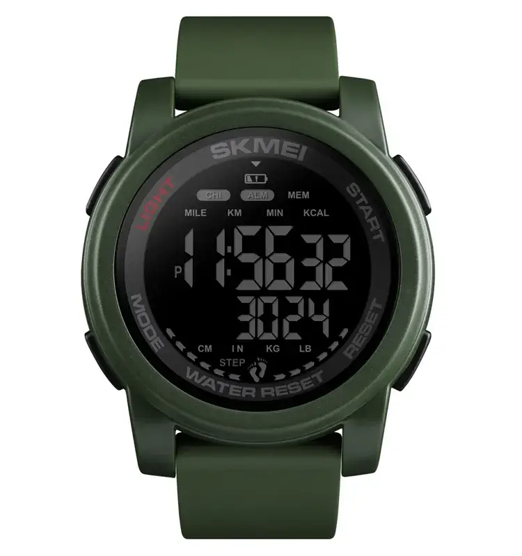 Часы мужские спортивные Skmei 1469 Fitness Зеленый (2589724437)