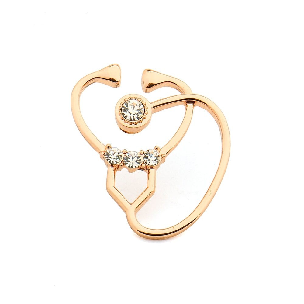 Значок BROCHE Фонендоскоп медный BRGV112342