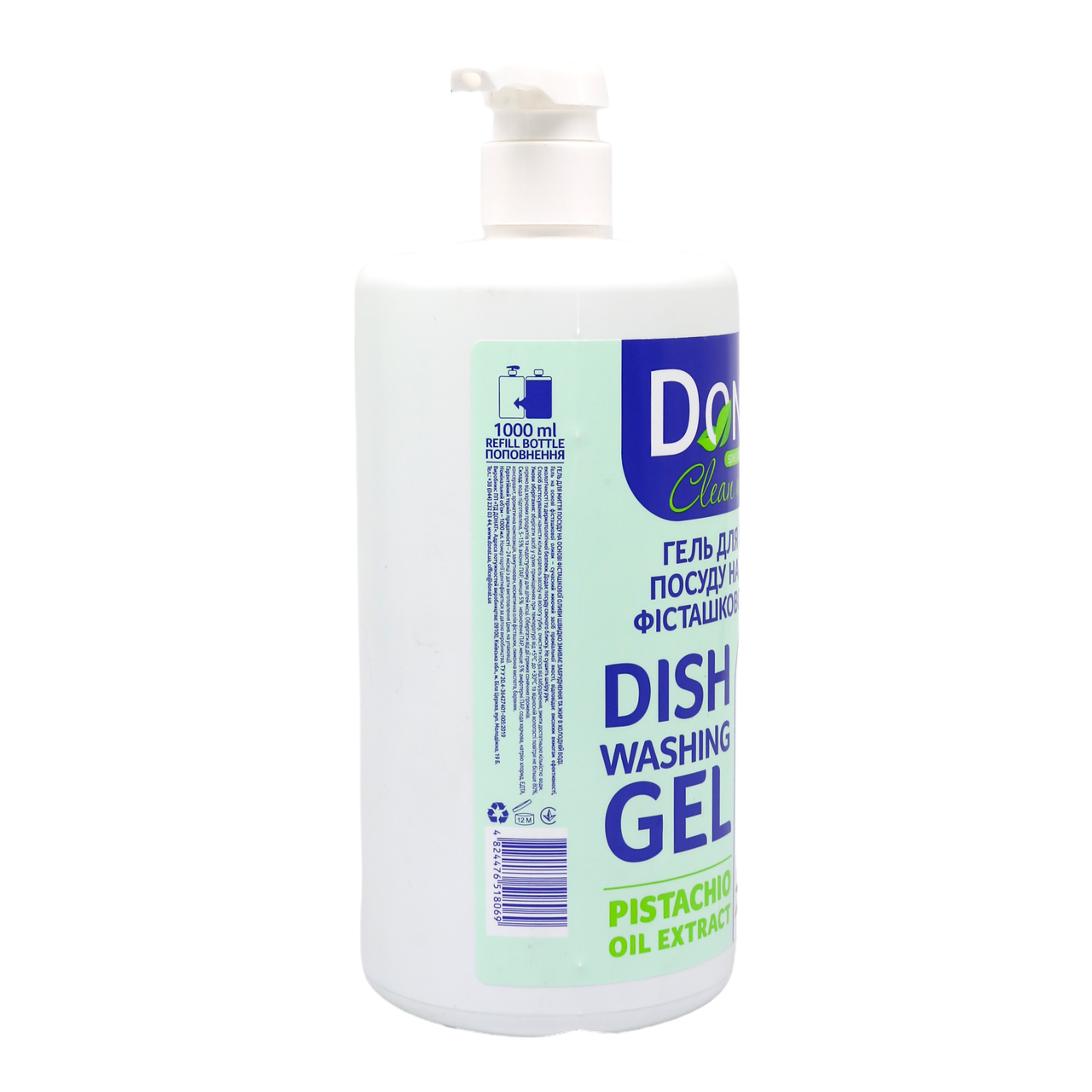 Бальзам для мытья посуды Donat Clean Nature на основе фисташкового масла 1 л