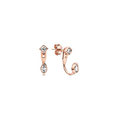 Срібні сережки No Brand Геометричні форми 288509C01 (1434559308)