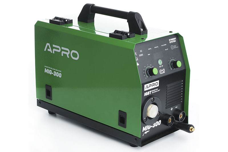 Зварювальний напівавтомат інверторний Apro MIG-300 4 мм + набір кабелів