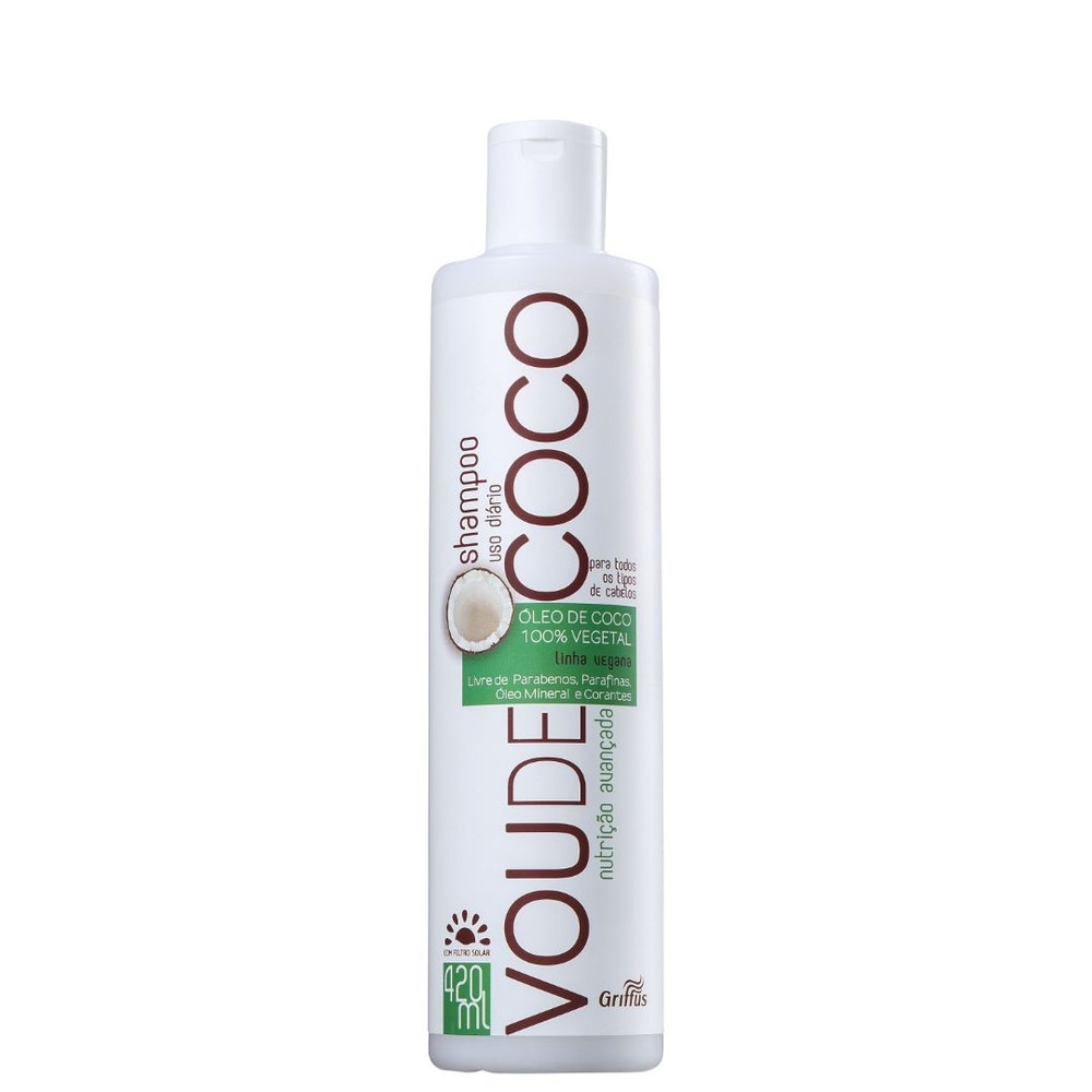 Шампунь для восстановления волос Griffus Shampoo Vou de Coco 420ml (GRCOSH)