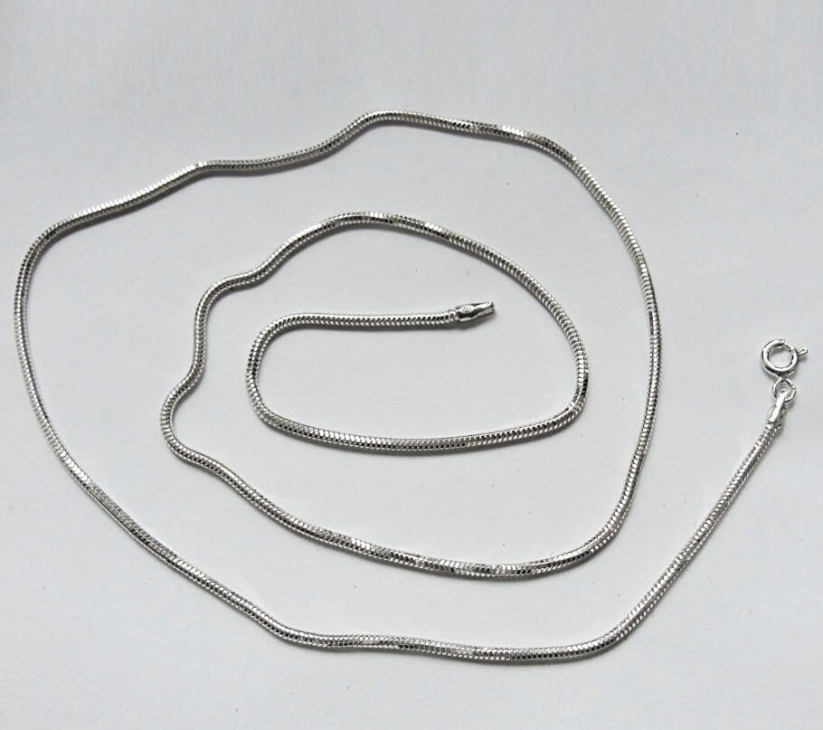 Цепочка серебряная снейк Maxi Silver 7416