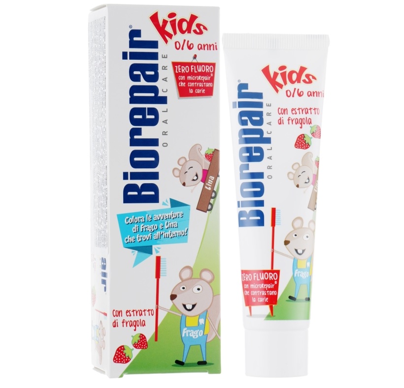 Дитяча зубна паста Kids Topo Gigio Cartoon BioRepair 50 мл