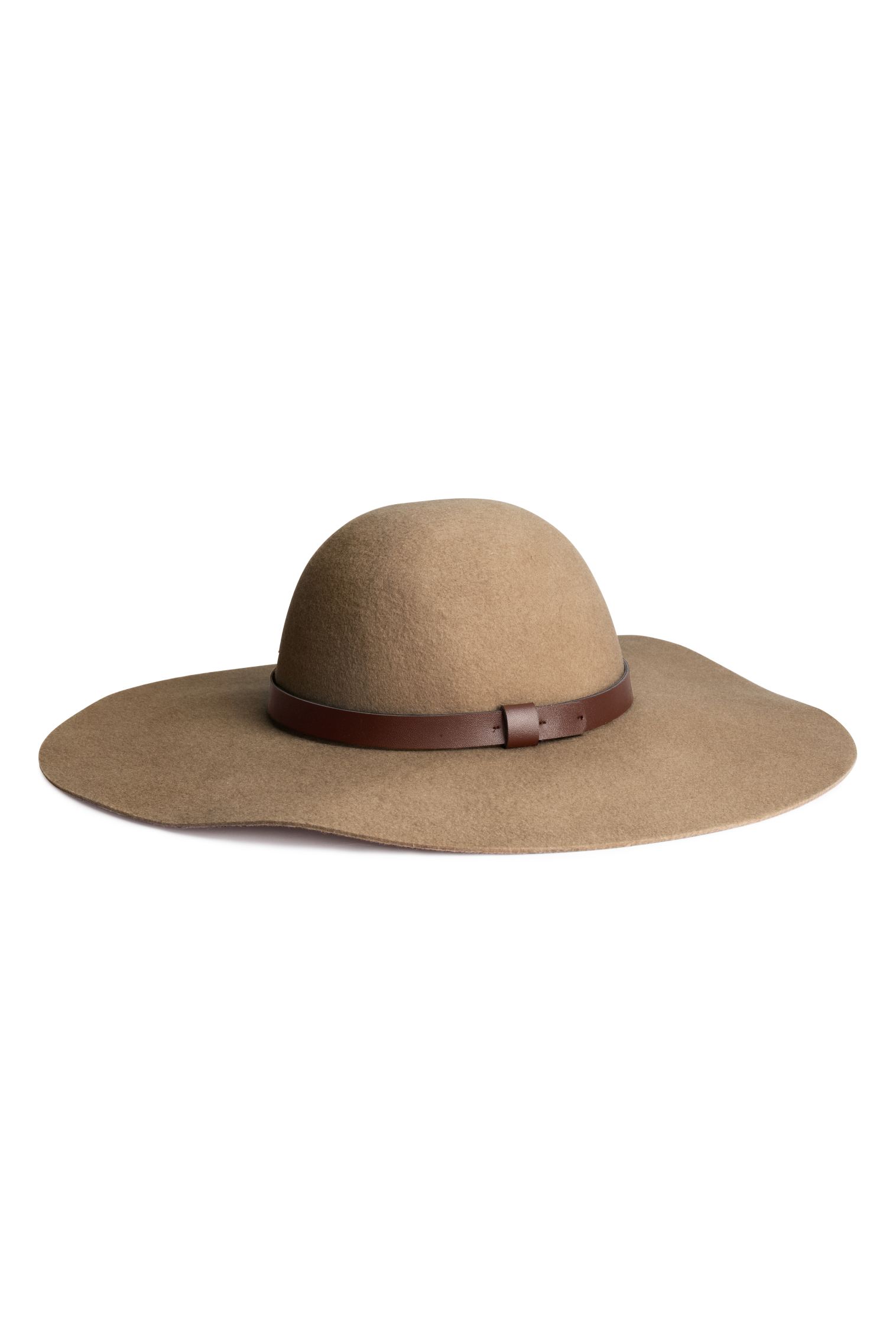 Шляпа H&M S/54 коричневый 4122624033