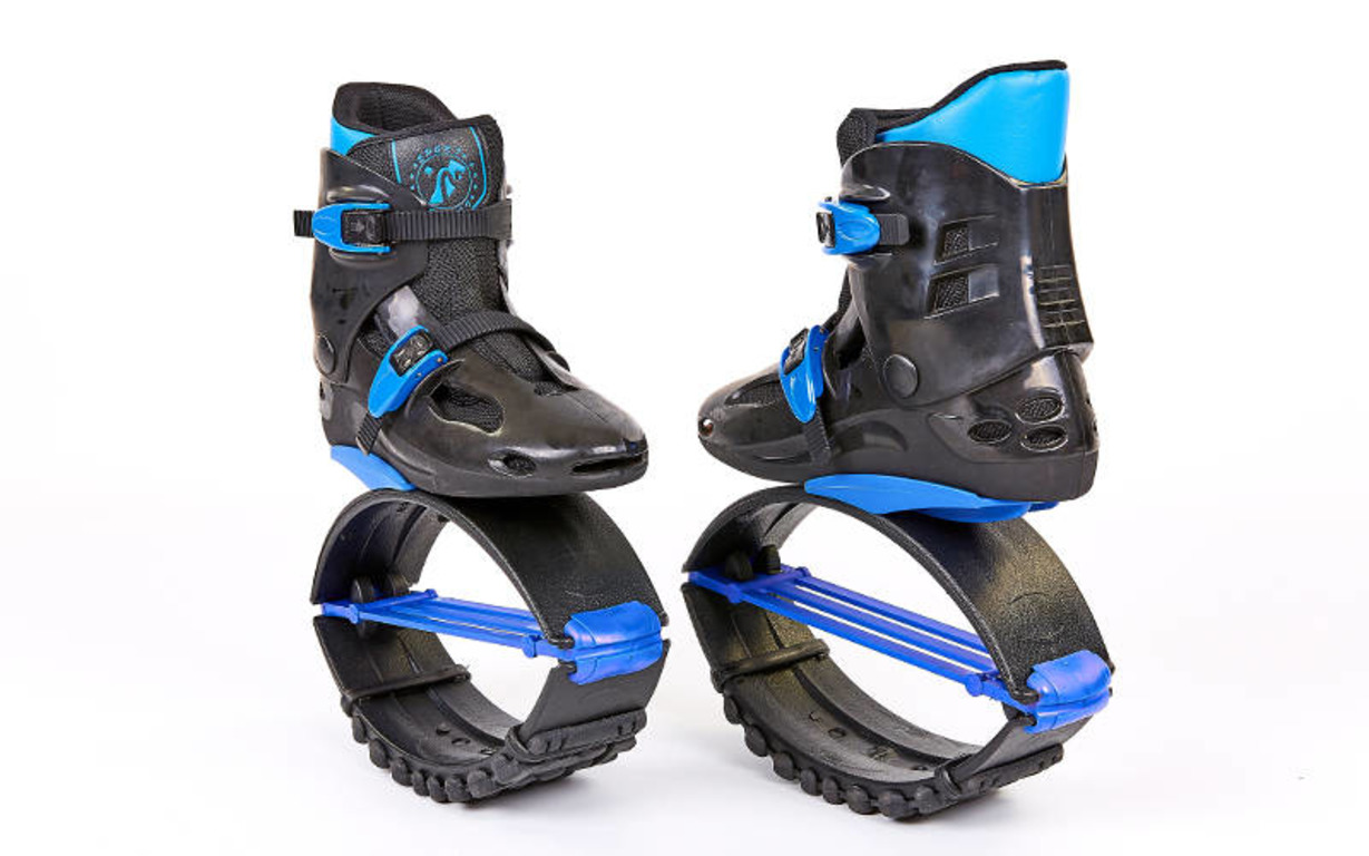 Черевики на пружинах фітнес джампери професійні Record Kangoo Jumps SK-7282 Black (SP00056)