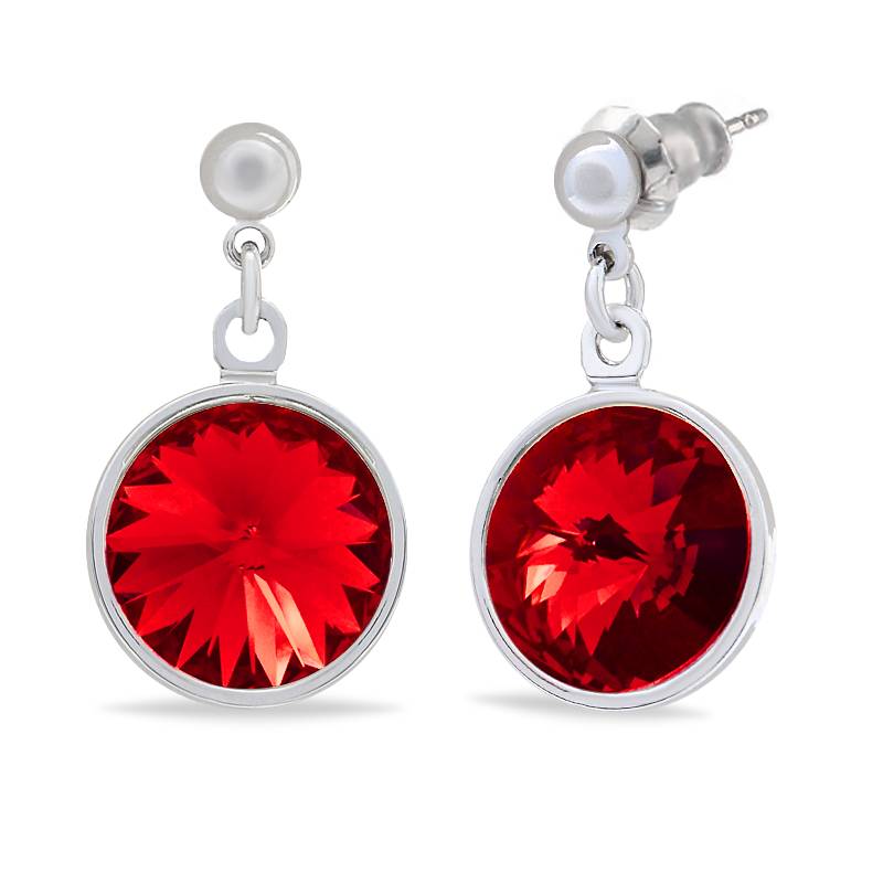 Сережки KOBI Rivoli Kolo 12 мм зі Swarovski (7740-1076-15-32)