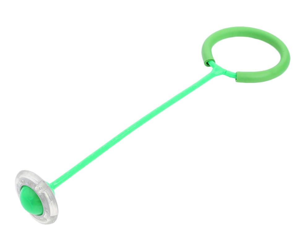 Скакалка на одну ногу SUNROZ із роликом LED Зелена (SUN2784)