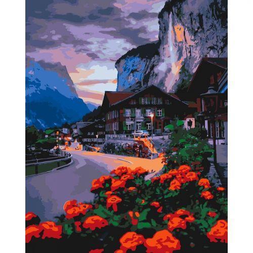 Картина по номерам Идейка Лето в Швейцарии 40х50см КНО2262