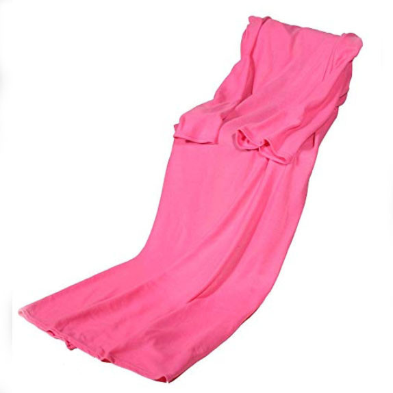 Плед із рукавами флісовий Snuggie Pink (008246)