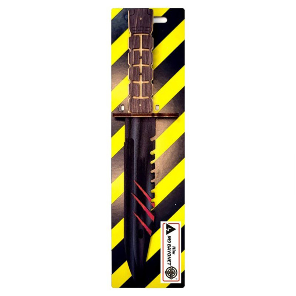 Сувенирный деревянный нож So-2 M-9 Bayonet Scratch Сувенир Декор So2M9-S