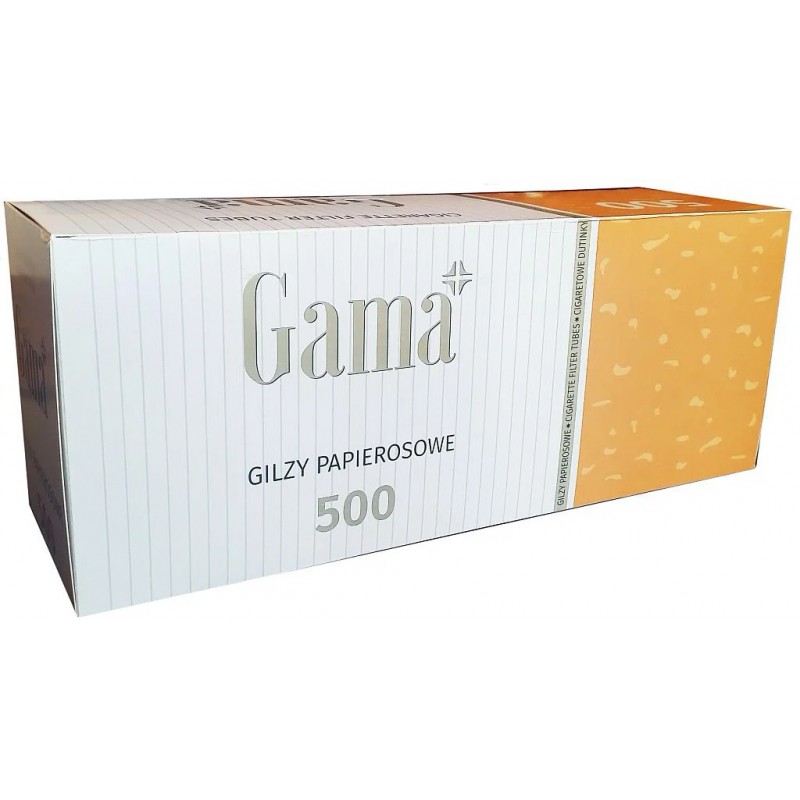 Качественные гильзы сигаретные для набивки сигарет Gama, 500 шт.