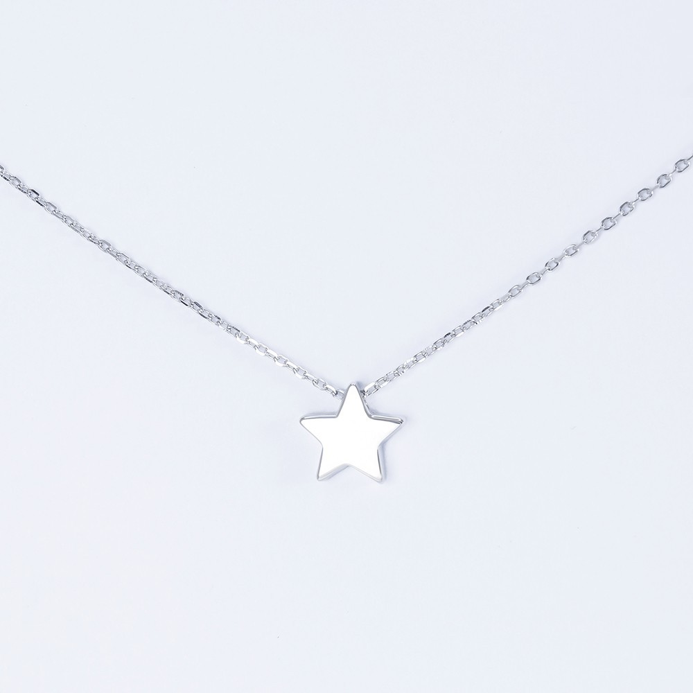Колье серебрянное Infini родированное kl2-39 40+5 см