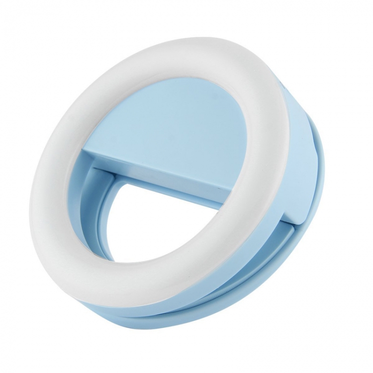 Светодиодное кольцо для селфи 3 режима Blue (iq124260)