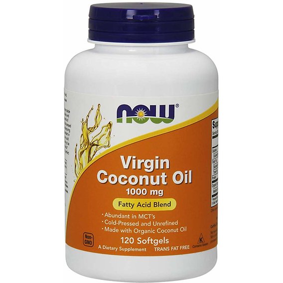 Кокосовое масло NOW Foods Coconut Oil 1000 mg 120 Softgels