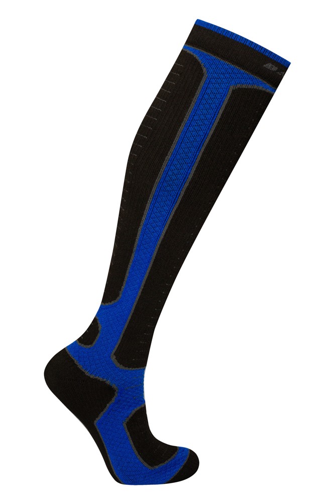 Термошкарпетки BAFT Top-liner Long XS (36-38) Сині з чорним
