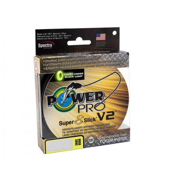 Шнур Power Pro Super 8 Slick V2 Moon Shine 135m 0.13mm 18lb/8.0kg (1013-2266.99.90)