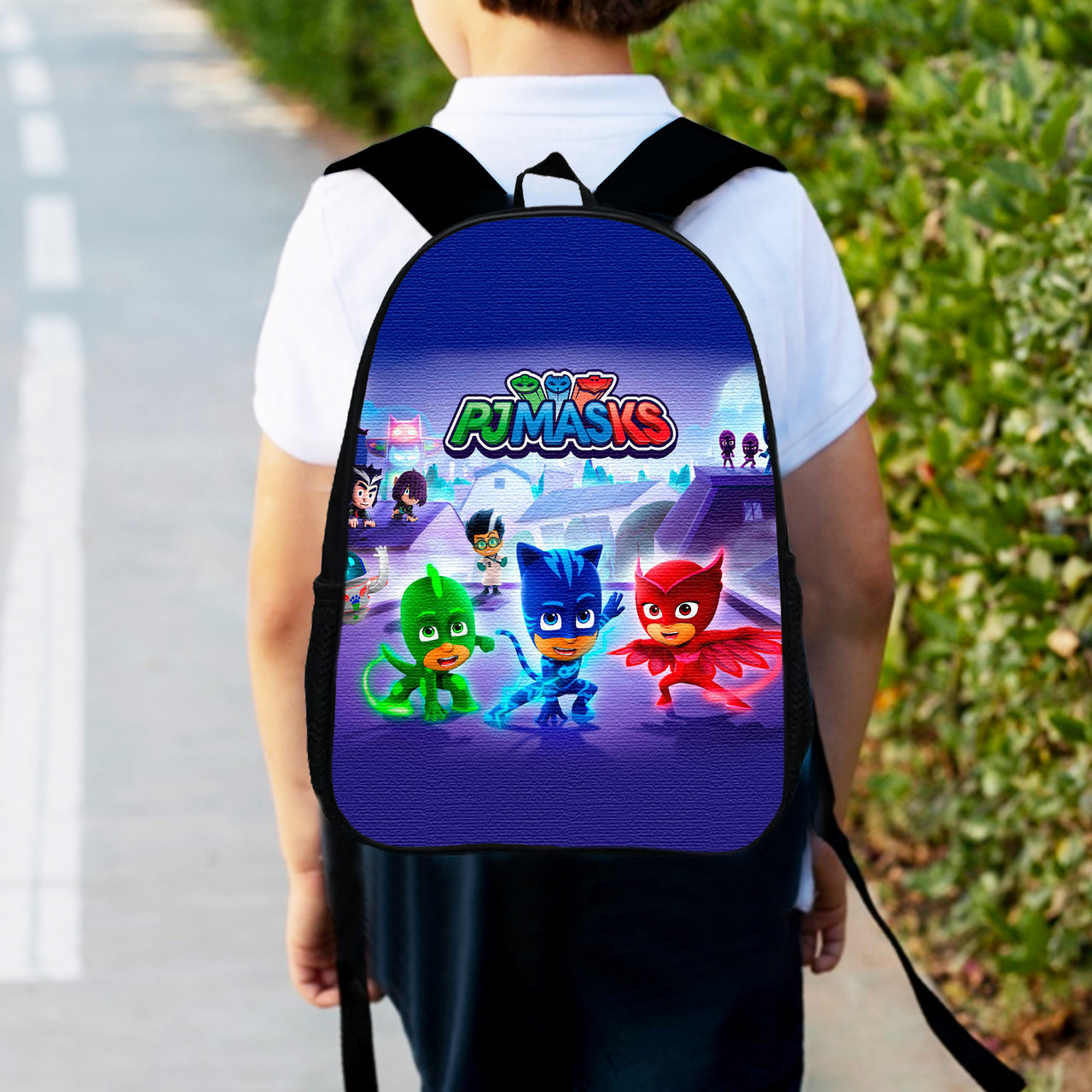 Дитячий рюкзак Герої в масках PJ Masks 34х27х13 см багатоколірний