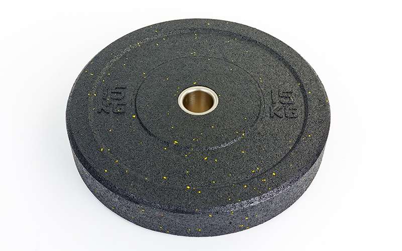Бамперні диски для кросфіту Record RAGGY ТА-5126-15 15кг Чорний