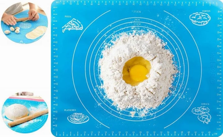 Кондитерский коврик VigohA Silicon mate testa силиконовый для теста 50*40 см